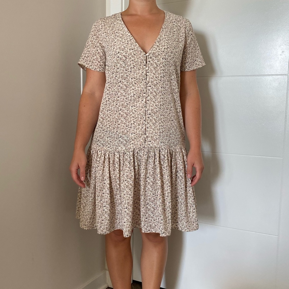 Floral print summer dress